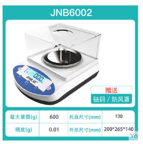 CÂN 2 SỐ LẺ 600G/0,01G MODEL JNB6002 – JOANLAB