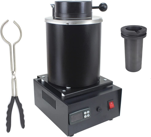 LÒ NẤU CHẢY KIM LOAI VÀNG , BẠC , ĐỒNG , NHÔM, CHÌ, KẼM (1KG và 3KG) BẰNG ĐIỆN 220V 1100℃