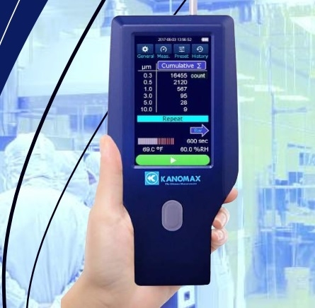 MÁY ĐẾM HẠT BỤI CẦM TAY 3 KỆNH CẢM ỨNG 3888 / 3889 - KANOMAX