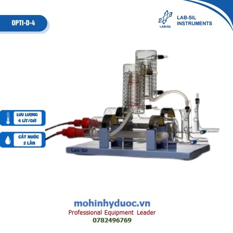MÁY CẤT NƯỚC 2 LẦN ẤN ĐỘ LABSIL OPTI-D (1.5/4/8 LÍT)