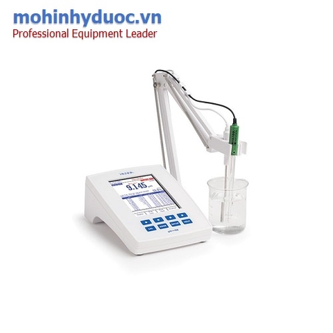 MÁY ĐO PH, ORP, ISE, NHIỆT ĐỘ ĐỂ BÀN VỚI CAL CHECK HANNA HI5222-02