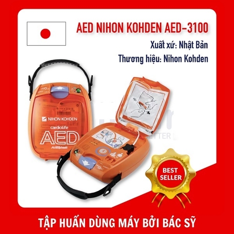 MÁY KHỬ RUNG TIM (AED) NIHON KOHDEN AED-3100 - NHẬT BẢN