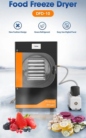 MÁY SẤY THĂNG HOA DFD-10 – GIẢI PHÁP SẤY LẠNH CHUYÊN NGHIỆP CHO NÔNG SẢN SẠCH