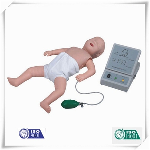 MÔ HÌNH CPR SƠ CỨU TRẺ SƠ SINH CÓ HỘP ĐIỀU KHIỂN CPR160