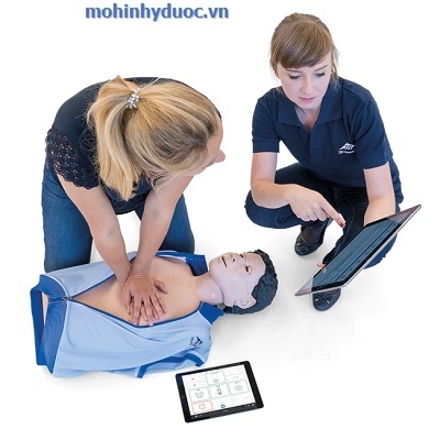 MÔ HÌNH HỒI SỨC CẤP CỨU BÁN THÂN KẾT NỐI MÁY TÍNH BẢNG 1022071 3B SCIENTIFIC