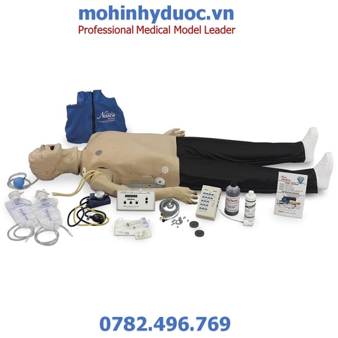 MÔ HÌNH TOÀN THÂN HÀ HƠI THỔI NGẠT CPR KẾT NỐI MÁY TÍNH – MG201