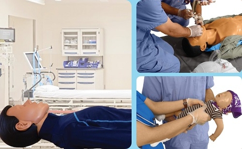 MÔ HÌNH TOÀN THÂN HỒI SỨC CẤP CỨU ĐA NĂNG NGƯỜI LỚN KẾT NỐI MÁY TÍNH MGLV201 V4EMS., INC - MỸ