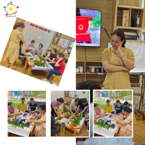 Lớp học ngày chủ nhật ngày của cô Trang