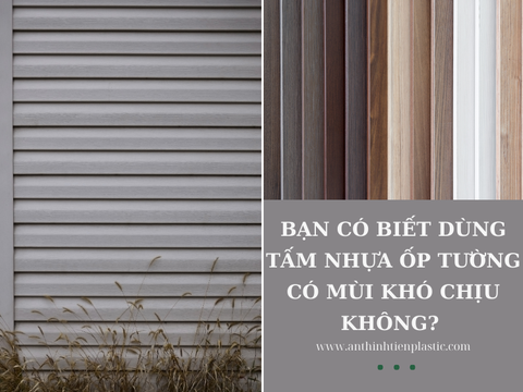 Bạn có biết dùng tấm nhựa ốp tường có mùi khó chịu không?