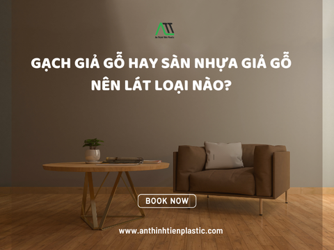 Gạch giả gỗ hay sàn nhựa giả gỗ nên lát loại nào?