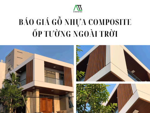 Báo giá gỗ nhựa composite ốp tường ngoài trời