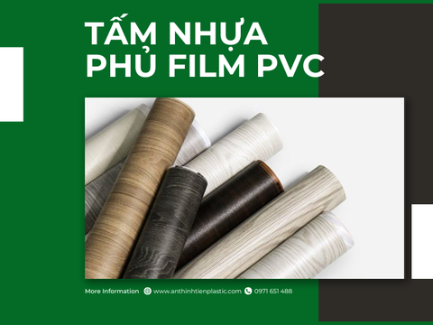 Tấm nhựa phủ film PVC là gì? So sánh film PVC và melamine
