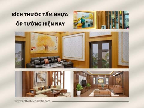 Kích thước tấm nhựa ốp tường hiện nay