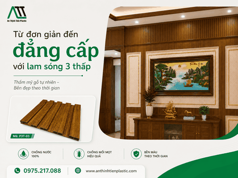 Từ đơn giản đến đẳng cấp với lam sóng 3 thấp