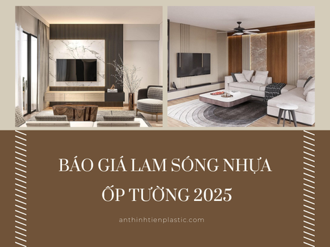 Báo giá lam sóng nhựa ốp tường 2025
