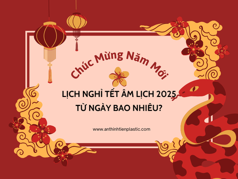 Lịch nghỉ Tết âm lịch 2025 từ ngày bao nhiêu?