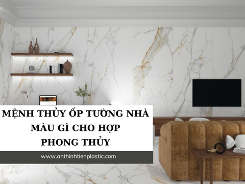 Mệnh thủy ốp tường nhà màu gì cho hợp phong thủy