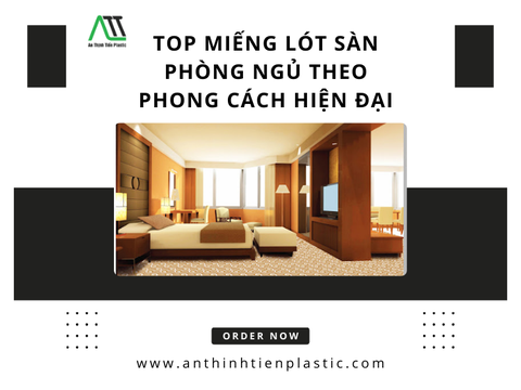 TOP miếng lót sàn phòng ngủ theo phong cách hiện đại