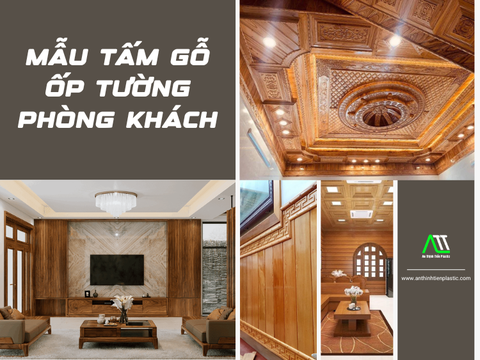 20+ mẫu tấm gỗ ốp tường phòng khách sang trọng, ấn tượng!