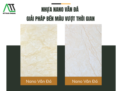 Nhựa nano vân đá - Giải pháp nội thất bền màu vượt thời gian