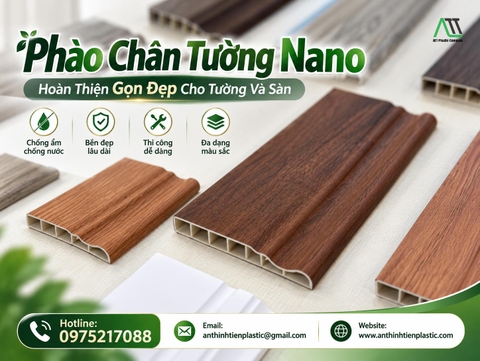 Phào Chân Tường Nano - Hoàn Thiện Gọn Đẹp Cho Tường Và Sàn