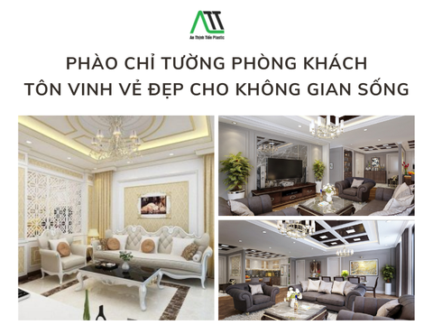 Phào chỉ tường phòng khách - Tôn vinh vẻ đẹp cho không gian sống