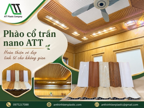 Phào cổ trần nano ATT - Hoàn thiện vẻ đẹp tinh tế cho không gian