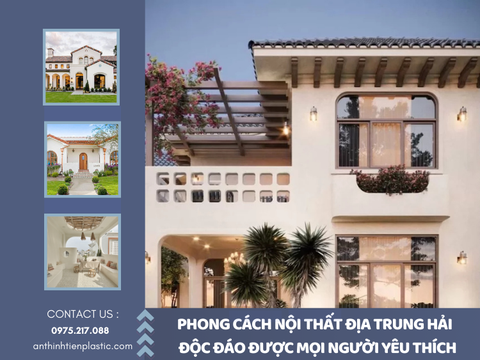 Phong cách nội thất địa trung hải độc đáo được mọi người yêu thích