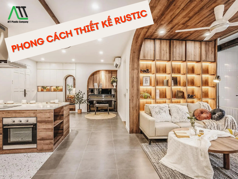 Phong cách thiết kế Rustic: Gần gũi thiên nhiên, ấm áp từng góc nhỏ