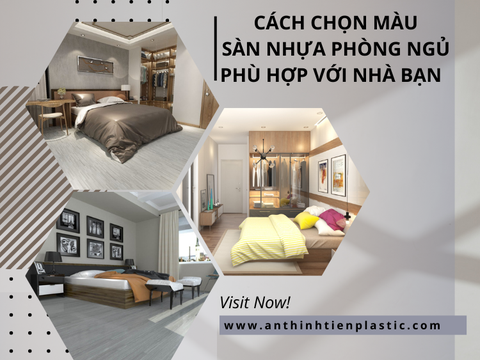 Cách chọn màu sàn nhựa phòng ngủ phù hợp với nhà bạn