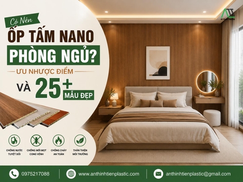 Có Nên Ốp Tấm Nano Phòng Ngủ? Ưu Nhược Điểm Và 25+ Mẫu Đẹp