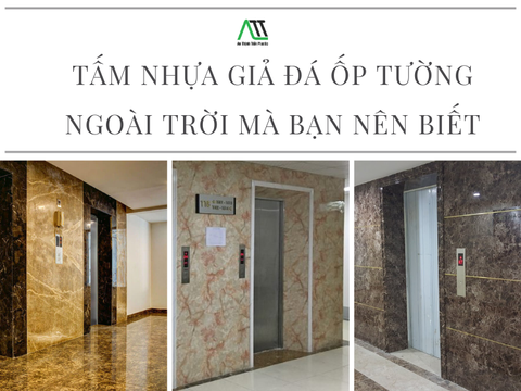 Tấm nhựa giả đá ốp tường ngoài trời mà bạn nên biết