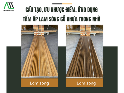 Cấu tạo, ưu nhược điểm, ứng dụng tấm ốp lam sóng gỗ nhựa trong nhà