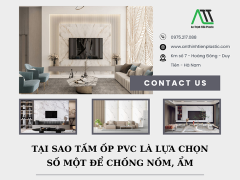Tại sao tấm ốp PVC là lựa chọn số một để chống nồm, ẩm?