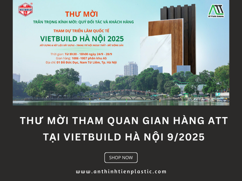 Thư mời tham quan gian hàng ATT tại Vietbuild Hà Nội 9/2025