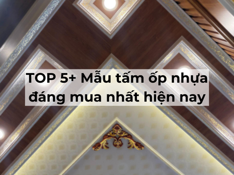 TOP 5+ Mẫu tấm ốp nhựa đáng mua nhất hiện nay