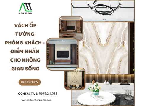 Vách ốp tường phòng khách - Điểm nhấn cho không gian sống