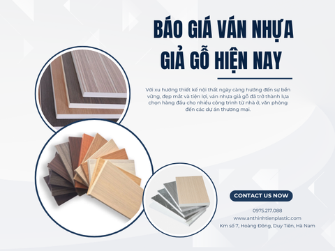 Báo giá ván nhựa giả gỗ hiện nay