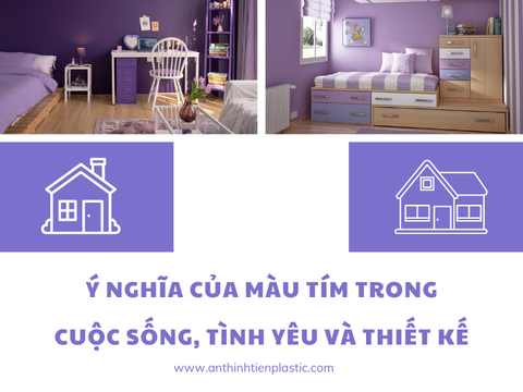 Ý nghĩa của màu tím trong cuốc sống, tình yêu và thiết kế