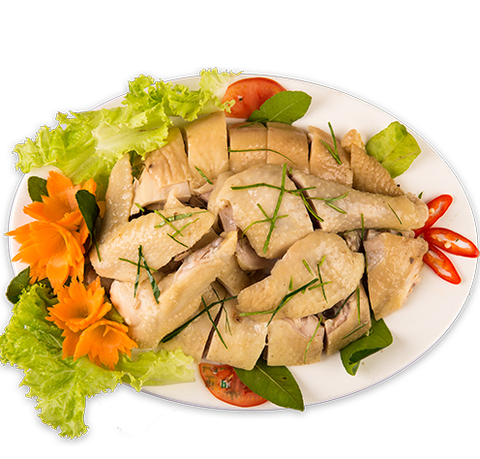 Gà Hấp Lá Thơm