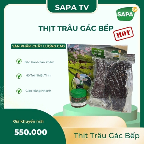 Thịt Trâu Gác Bếp 500Gr / gói