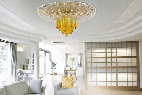 Những lưu ý khi treo đèn chùm trong gia đình