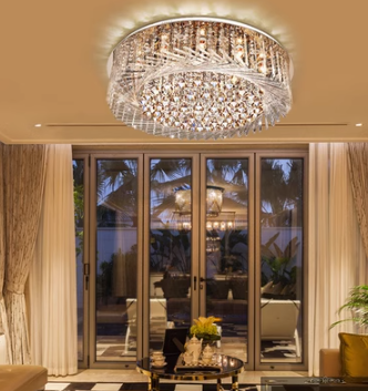 ĐÈN ỐP TRẦN PHA LÊ HÌNH TỔ CHIM DO214