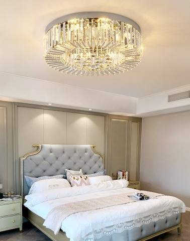 ĐÈN ỐP TRẦN PHA LÊ SANG TRỌNG HIỆN ĐẠI DO212