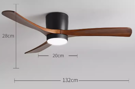 Quạt Trần Đèn Thân Ngắn Cho Chung Cư Thấp QT068