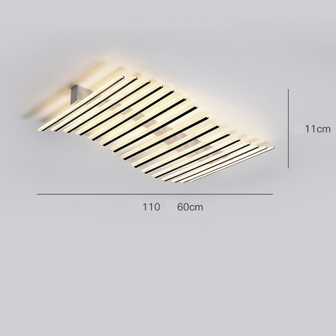 Đèn Ốp Trần Hình Sóng Biển Tối Giản Hiện Đại DO212F