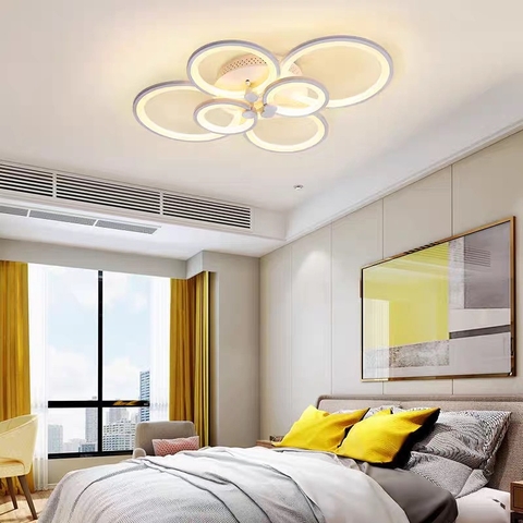 Đèn Ốp Trần Mâm Mica Hình Tròn DO213