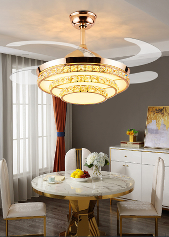 ĐÈN QUẠT TRẦN PHA LÊ PHONG CÁCH BẮC ÂU QT265