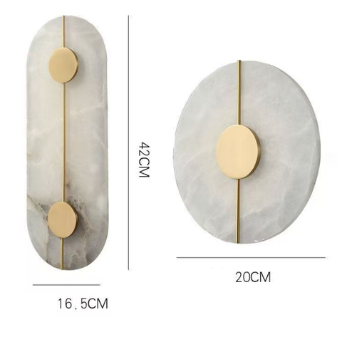 Đèn Treo Tường Đá Cẩm Thạch DTT023