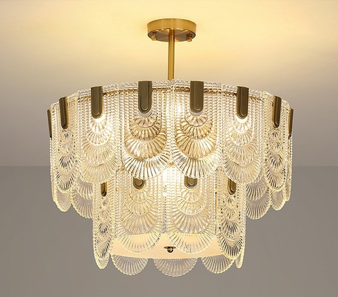 Đèn Thả Pha Lê Thủy Tinh Bắc Âu DC211F